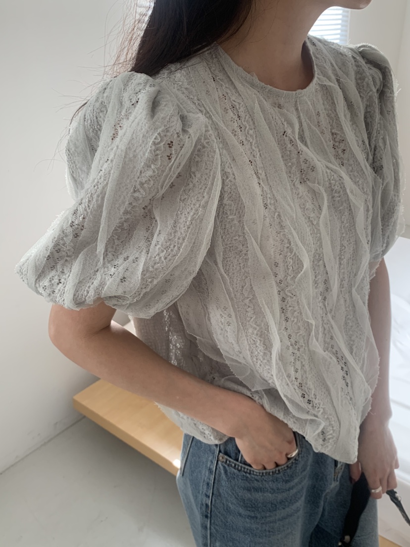 MOSMOS韓國代購女裝新品休閑職業26春夏人氣推薦襯衫蕾絲衫MOSMOS襯衫/蕾絲衫