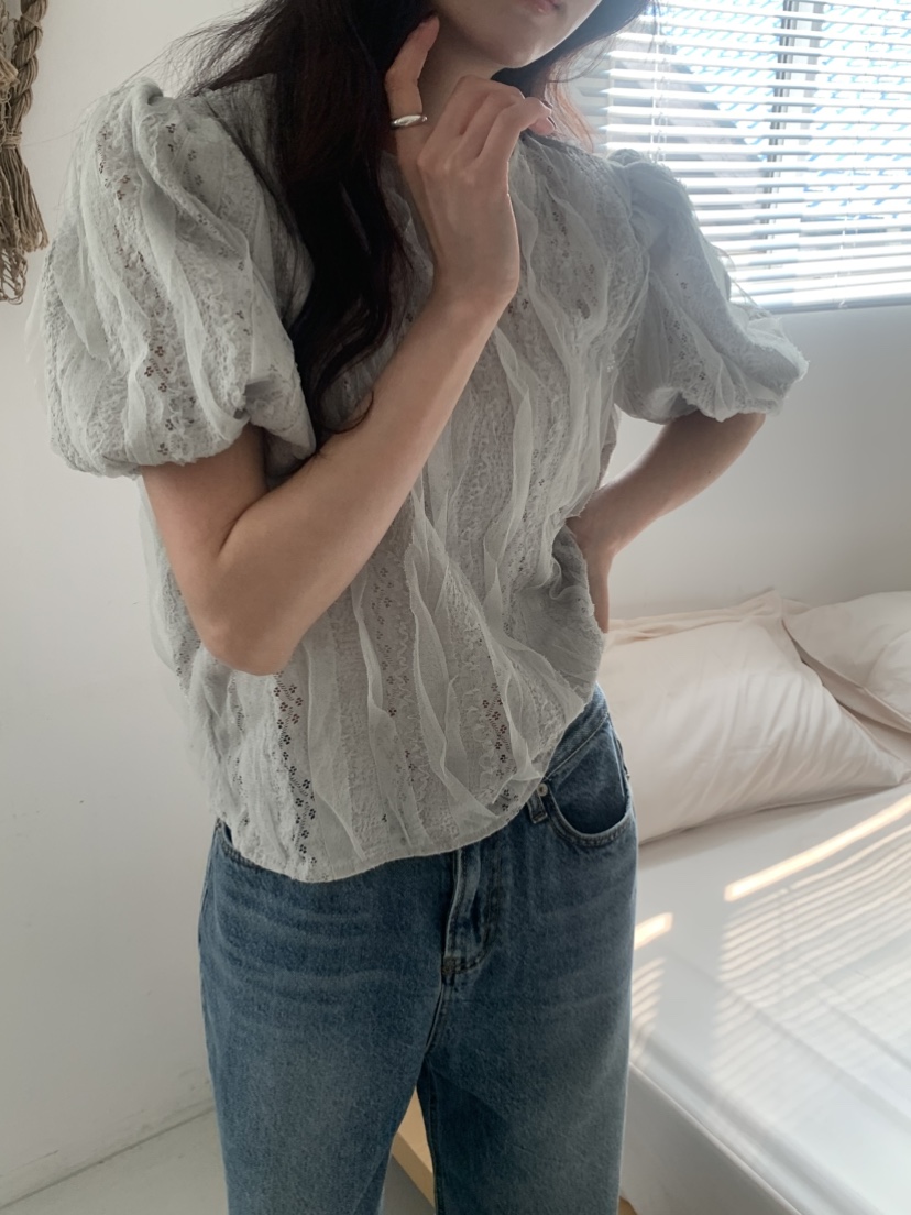 MOSMOS韓國代購女裝新品休閑職業26春夏人氣推薦襯衫蕾絲衫MOSMOS襯衫/蕾絲衫