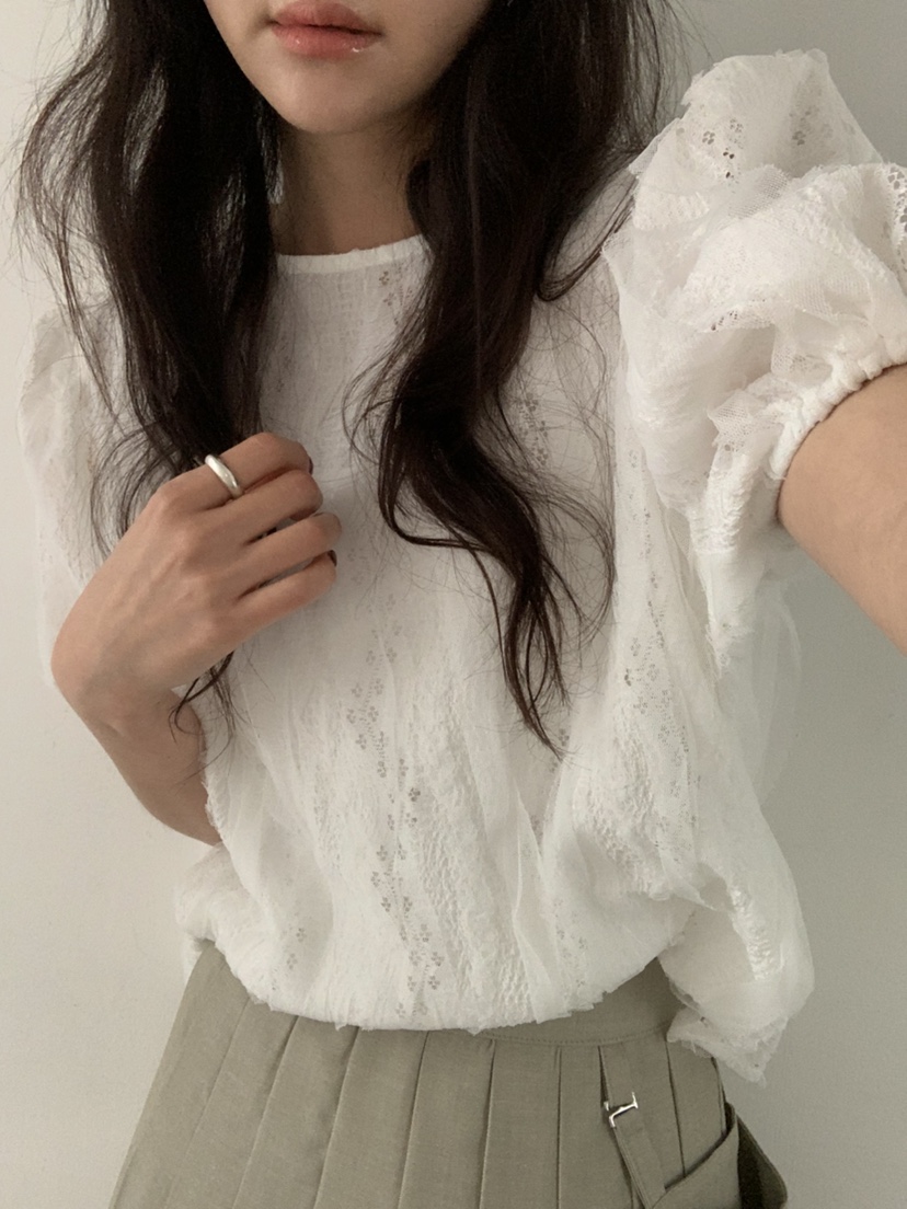 MOSMOS韓國代購女裝新品休閑職業26春夏人氣推薦襯衫蕾絲衫MOSMOS襯衫/蕾絲衫