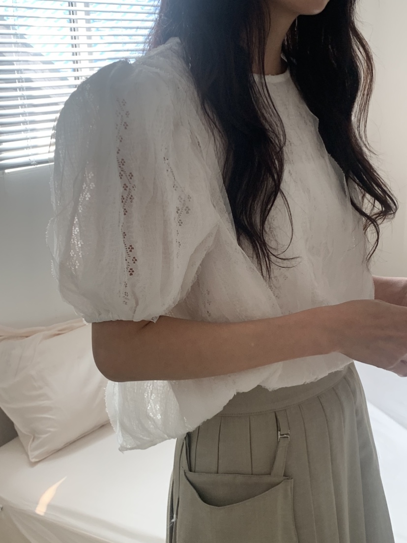 MOSMOS韓國代購女裝新品休閑職業26春夏人氣推薦襯衫蕾絲衫MOSMOS襯衫/蕾絲衫