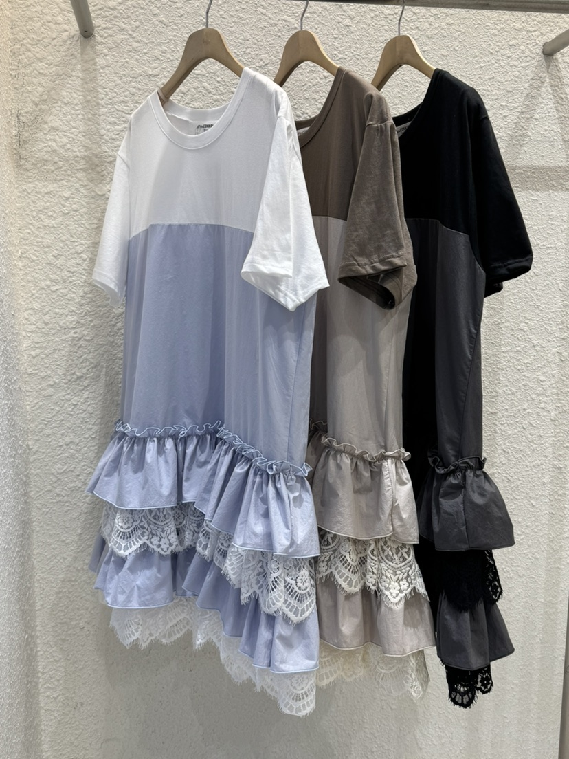 COKKIRI韓國直郵女士新品休閑推薦時尚職業人氣連衣裙蕾絲COKKIRI連衣裙