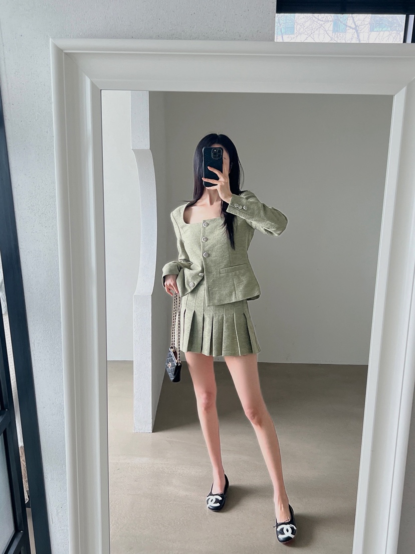 VERANDA韓國直郵女士新品職業人氣26春夏推薦熱賣時尚短裙VERANDA短裙