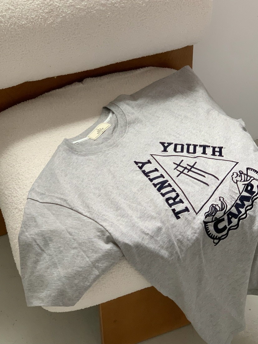 A Flan韓國東大門代購女裝新品26春夏休閑職業推薦T恤刺繡AFN/FLAN EDITIONT恤