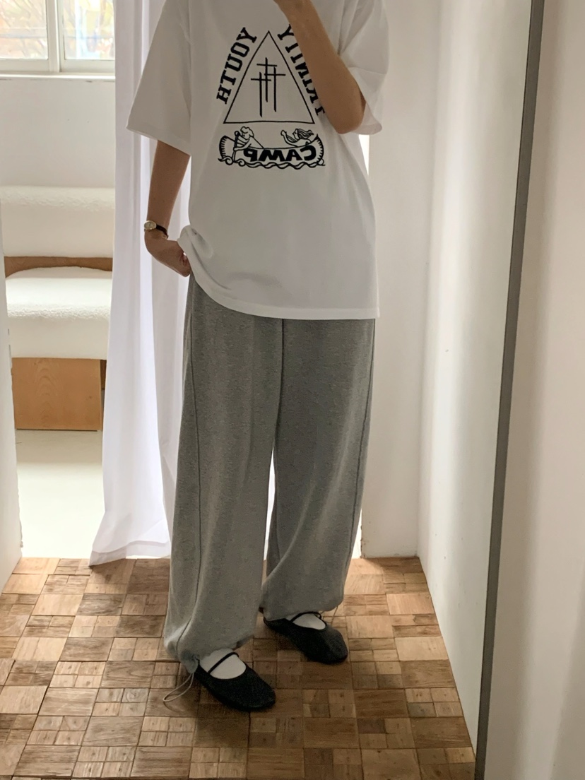 A Flan韓國東大門代購女裝新品26春夏休閑職業推薦T恤刺繡AFN/FLAN EDITIONT恤