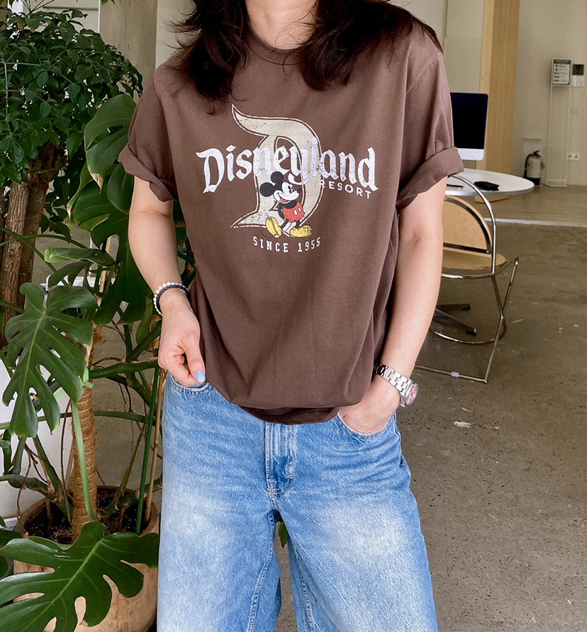 GLAD SOME韓國直郵實拍女裝新品人氣休閑時尚熱賣26春夏T恤GLAD SOMET恤圖色2