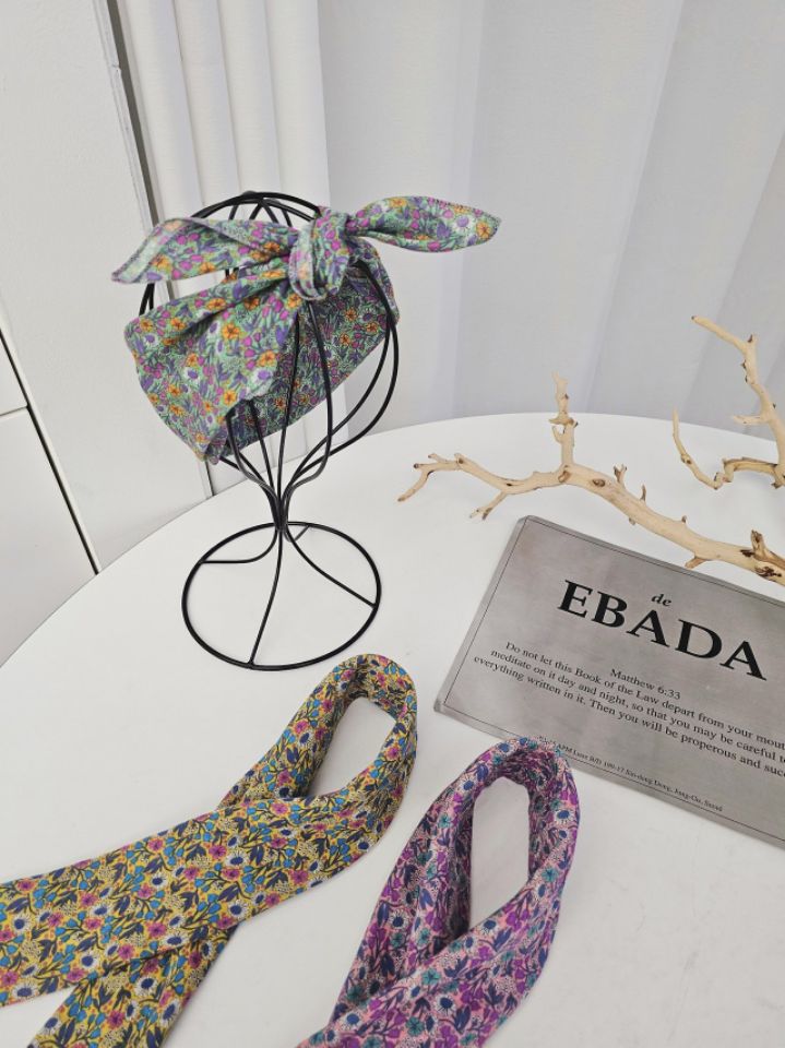 EBADA韓國直郵實拍女裝新款時尚人氣休閑26春夏圍巾披肩棉EBADA圍巾/披肩