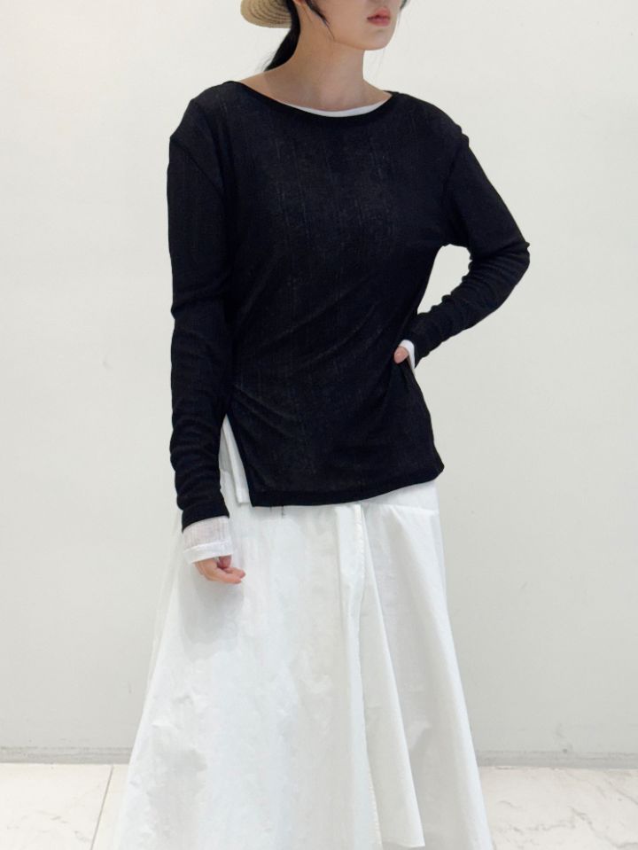 ROOKIE BUD韓國直郵女裝新款推薦26春夏職業人氣長袖T恤ROOKIE BUD-P長袖T恤