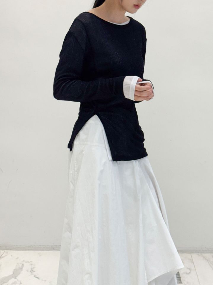 ROOKIE BUD韓國直郵女裝新款推薦26春夏職業人氣長袖T恤ROOKIE BUD-P長袖T恤