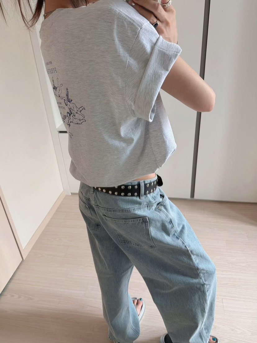 MORAN/MOSCO/SUGAR CASE韓國直郵女裝新品人氣26春夏T恤MORAN/MOSCO/SUGAR CASET恤