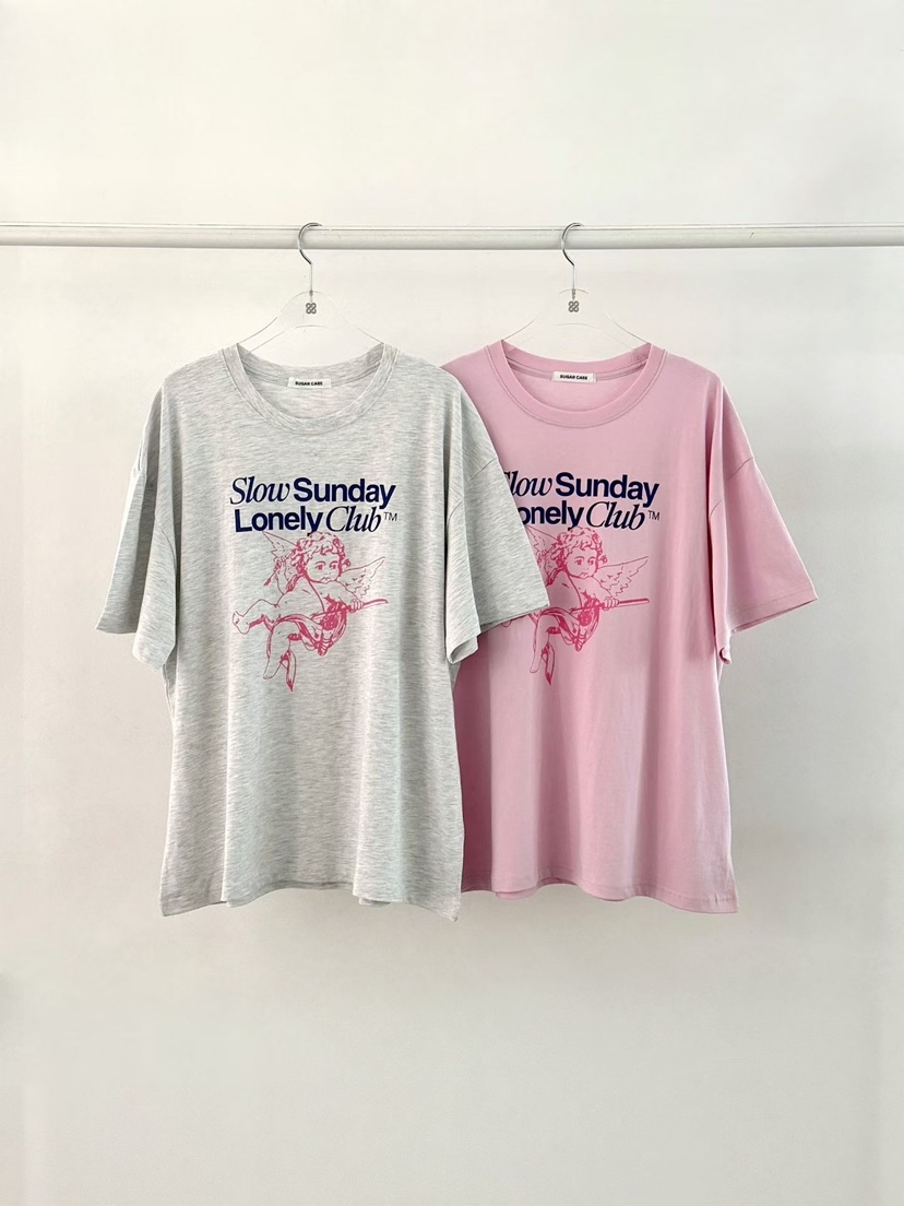 MORAN/MOSCO/SUGAR CASE韓國直郵女裝新品人氣26春夏T恤MORAN/MOSCO/SUGAR CASET恤