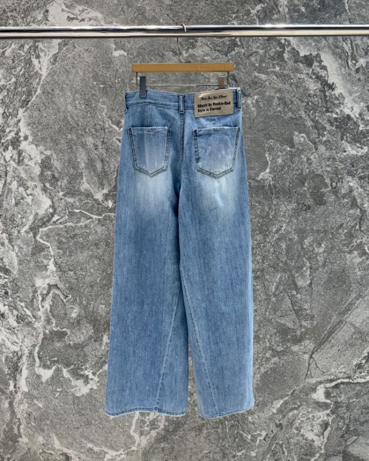 ROOKIE BUD韓國東大門代購女裝新款休閑26春夏時尚牛仔褲ROOKIE BUD-P牛仔褲