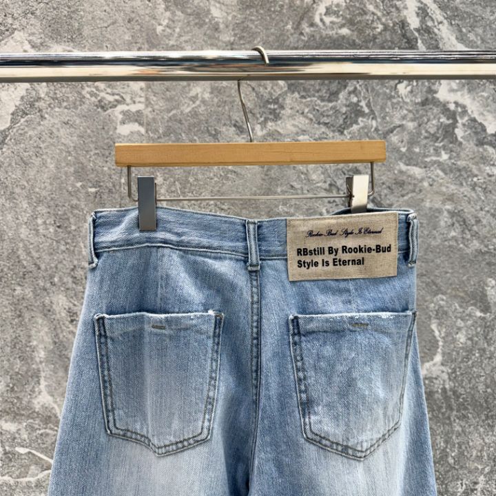 ROOKIE BUD韓國東大門代購女裝新款休閑26春夏時尚牛仔褲ROOKIE BUD-P牛仔褲