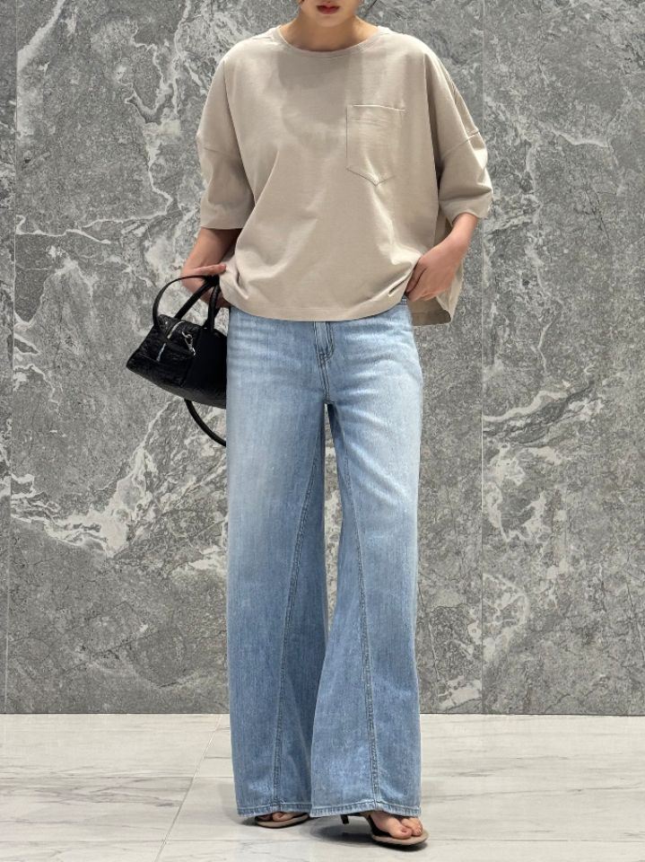 ROOKIE BUD韓國東大門代購女裝新款休閑26春夏時尚牛仔褲ROOKIE BUD-P牛仔褲