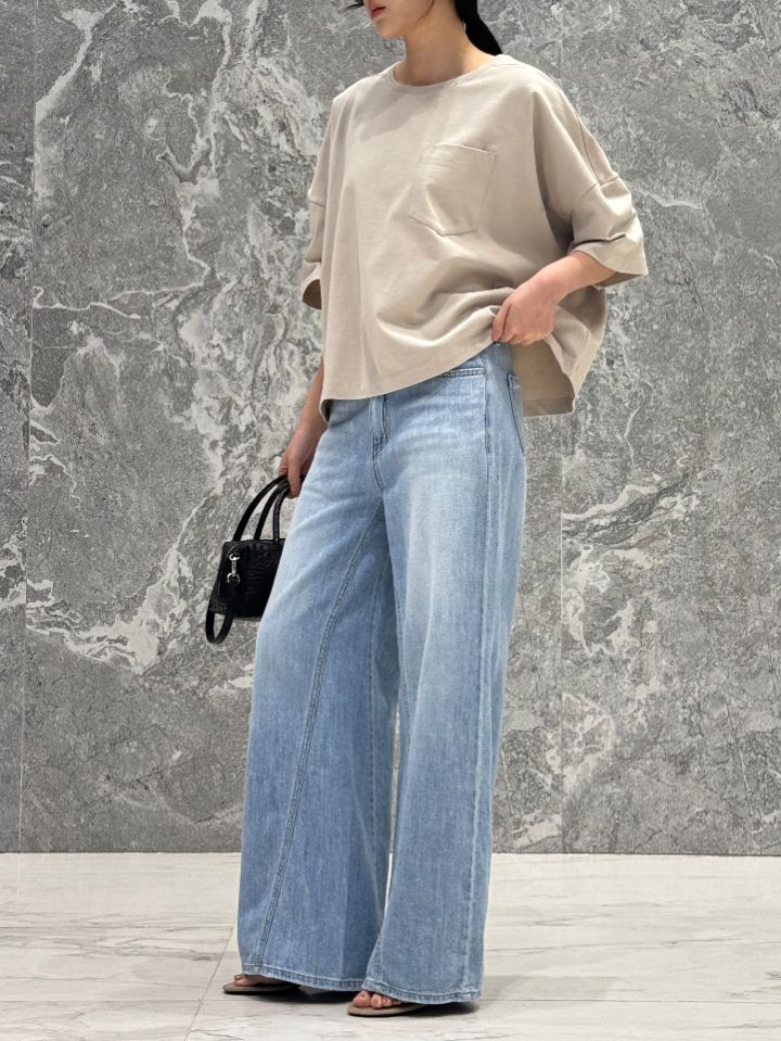 ROOKIE BUD韓國東大門代購女裝新款休閑26春夏時尚牛仔褲ROOKIE BUD-P牛仔褲