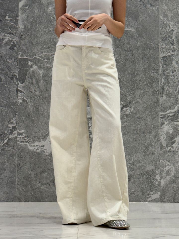 ROOKIE BUD韓國東大門代購女裝新款休閑26春夏時尚牛仔褲ROOKIE BUD-P牛仔褲