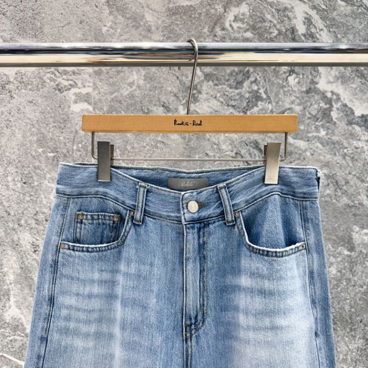 ROOKIE BUD韓國東大門代購女裝新款休閑26春夏時尚牛仔褲ROOKIE BUD-P牛仔褲