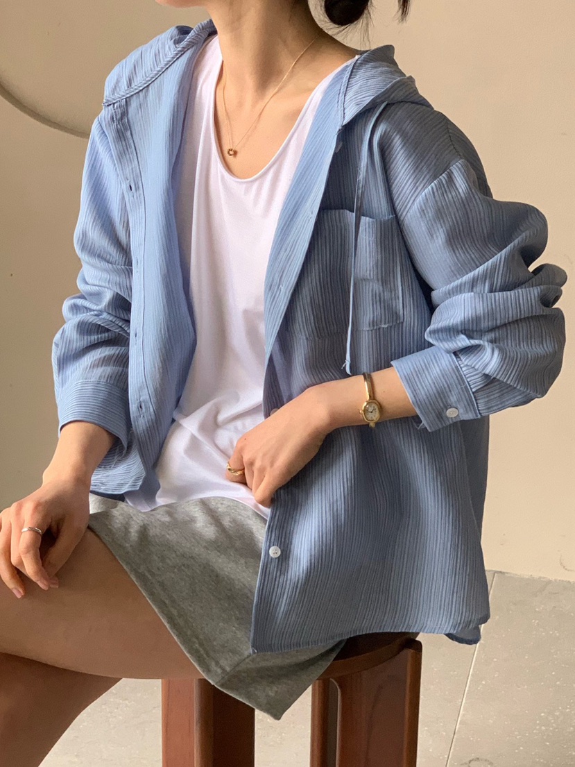 COBALT BLUE韓國直郵實拍女士新品人氣26春夏襯衫蕾絲衫COBALT BLUE襯衫/蕾絲衫圖色1