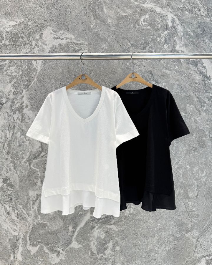 ROOKIE BUD韓國直郵女裝新品時尚職業休閑26春夏人氣T恤ROOKIE BUD-PT恤