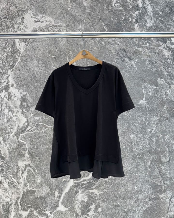 ROOKIE BUD韓國直郵女裝新品時尚職業休閑26春夏人氣T恤ROOKIE BUD-PT恤圖色1