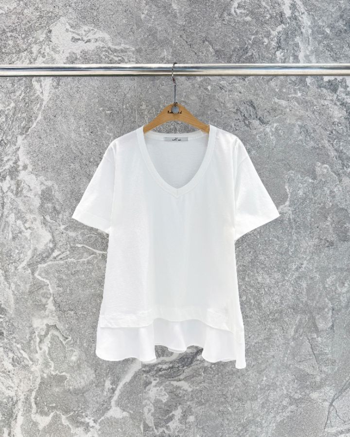 ROOKIE BUD韓國直郵女裝新品時尚職業休閑26春夏人氣T恤ROOKIE BUD-PT恤圖色2