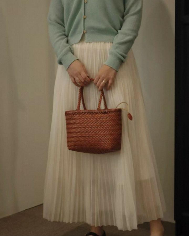 TROUVAILLE韓國直郵女裝新品熱賣人氣26春夏休閑手提包牛皮TROUVAILLE手提包