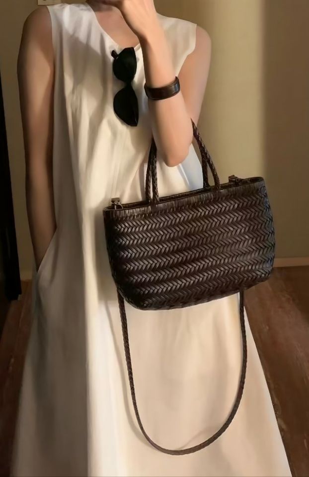 TROUVAILLE韓國直郵女裝新品熱賣人氣26春夏休閑手提包牛皮TROUVAILLE手提包