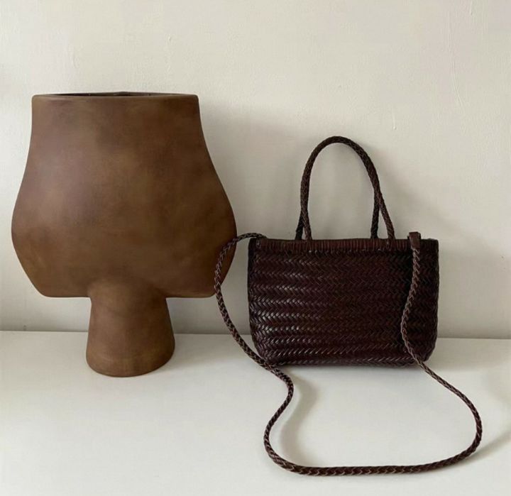 TROUVAILLE韓國直郵女裝新品熱賣人氣26春夏休閑手提包牛皮TROUVAILLE手提包