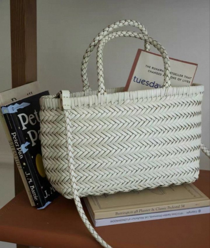 TROUVAILLE韓國直郵女裝新品熱賣人氣26春夏休閑手提包牛皮TROUVAILLE手提包圖色3