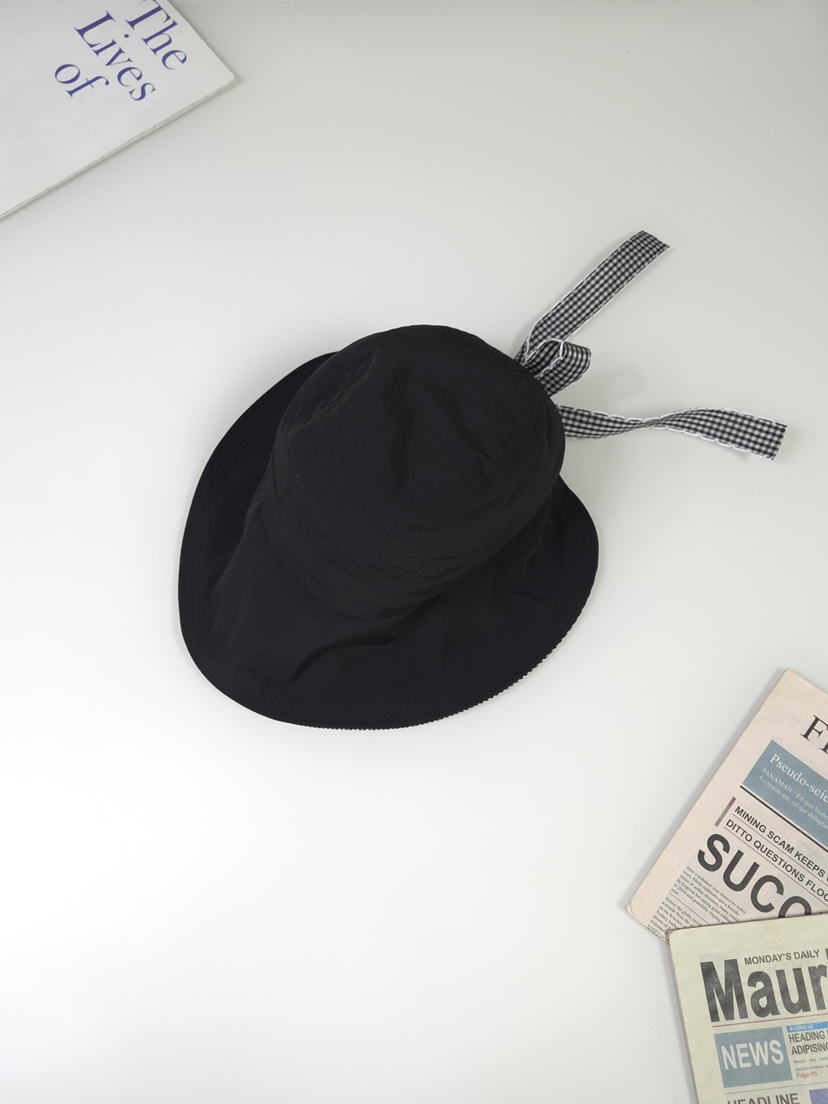 THE HAT-P韓國直郵女士新品推薦26春夏人氣帽子漁夫帽格子THE HAT帽子圖色3