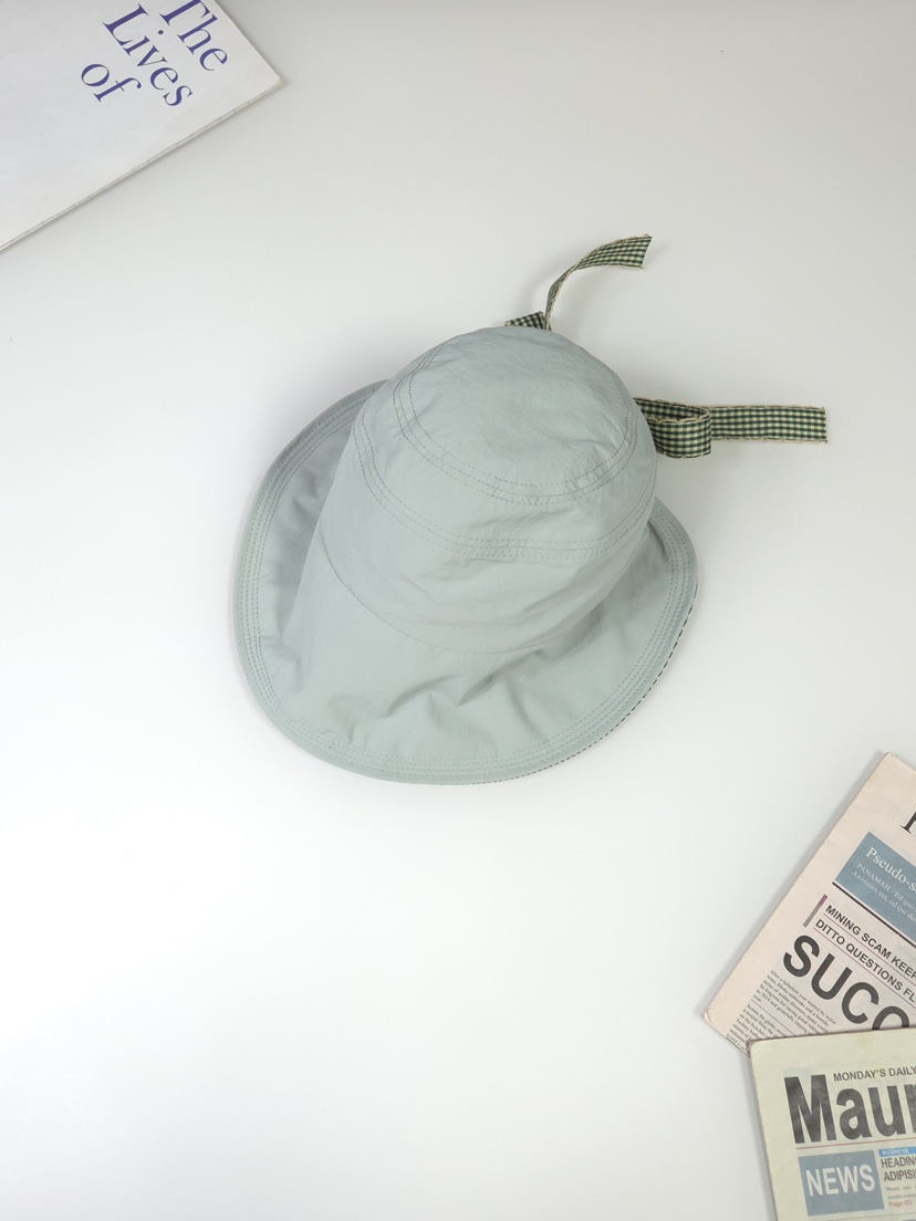 THE HAT-P韓國直郵女士新品推薦26春夏人氣帽子漁夫帽格子THE HAT帽子圖色4