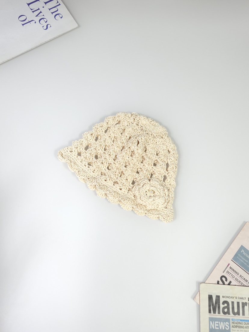 THE HAT-P韓國東大門代購女裝新款時尚職業熱賣帽子花朵THE HAT帽子圖色1