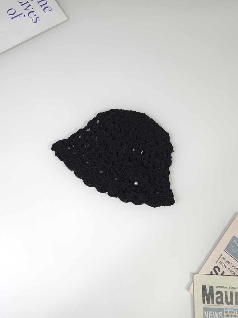 THE HAT-P韓國東大門代購女裝新款時尚職業熱賣帽子花朵THE HAT帽子圖色3