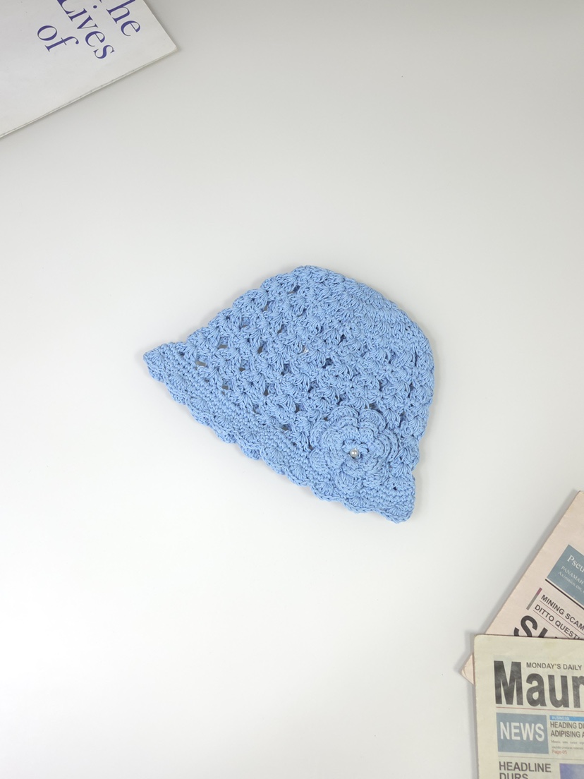 THE HAT-P韓國東大門代購女裝新款時尚職業熱賣帽子花朵THE HAT帽子圖色4