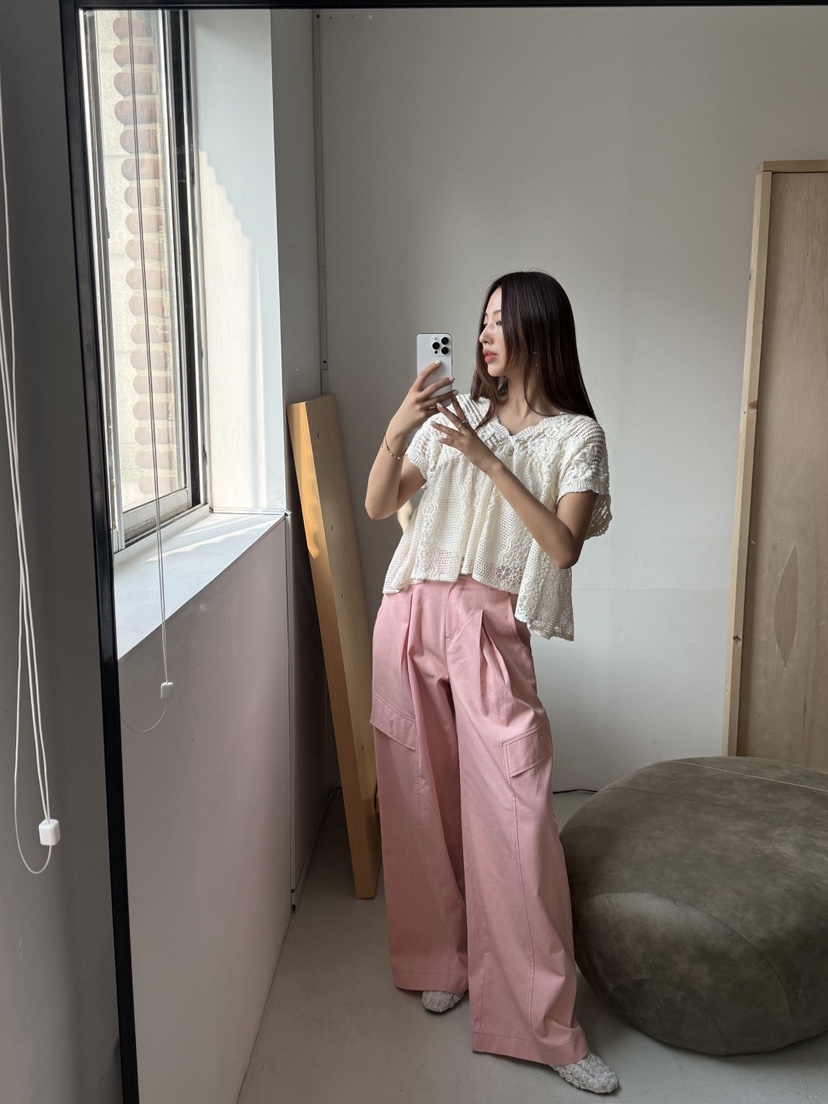 MOSMOS韓國直郵實拍女裝新品時尚職業熱賣推薦休閑休閑褲MOSMOS休閑褲