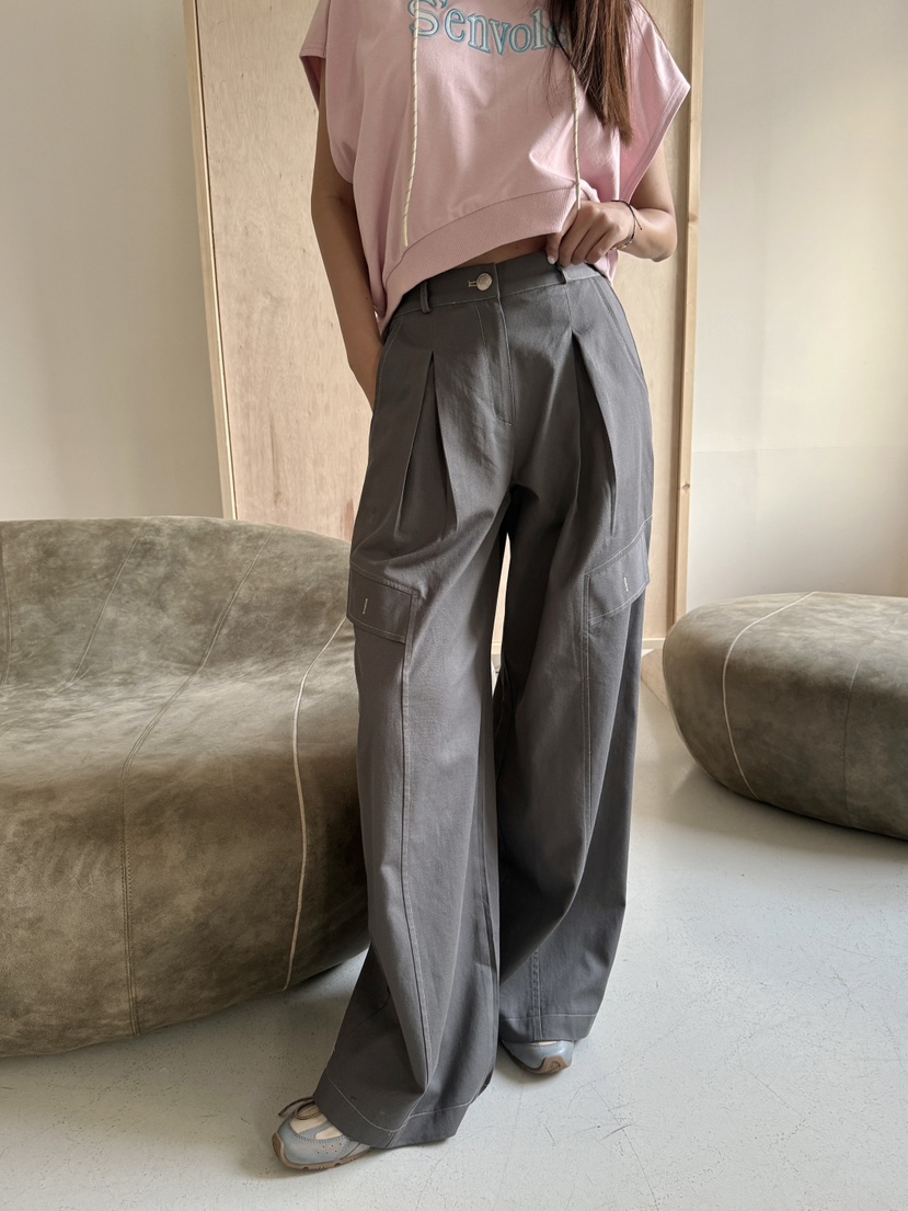 MOSMOS韓國直郵實拍女裝新品時尚職業熱賣推薦休閑休閑褲MOSMOS休閑褲