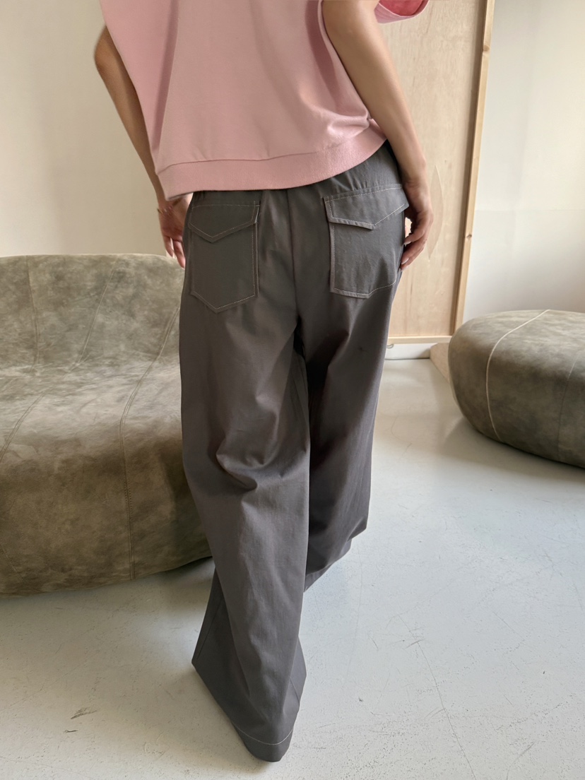 MOSMOS韓國直郵實拍女裝新品時尚職業熱賣推薦休閑休閑褲MOSMOS休閑褲