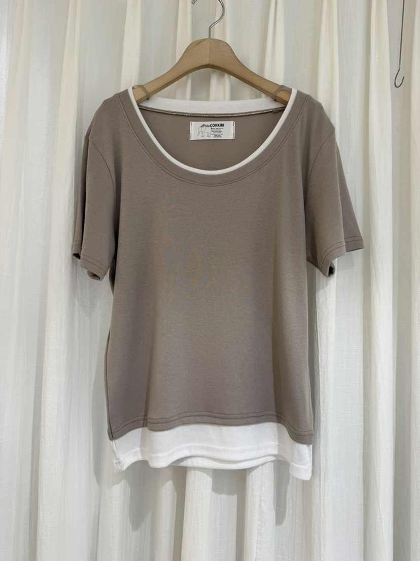 COKKIRI韓國直郵實拍女士新品熱賣時尚休閑職業26春夏T恤COKKIRIT恤圖色3