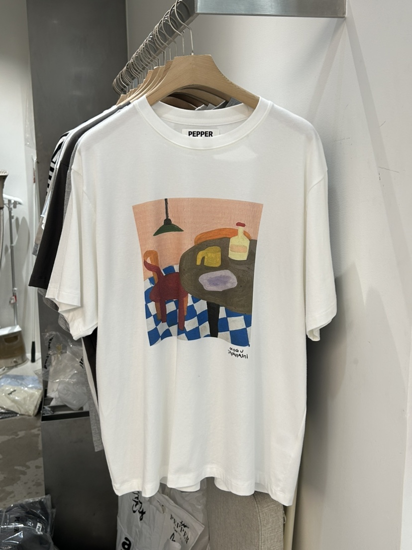 PEPPER-L韓國東大門直郵女士新款時尚26春夏職業推薦T恤PEPPERT恤圖色1