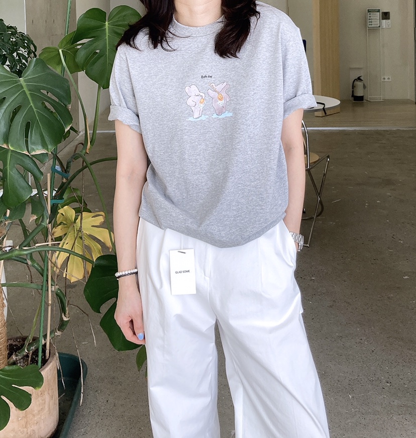 GLAD SOME韓國直郵女裝新款26春夏職業時尚休閑熱賣推薦T恤GLAD SOMET恤