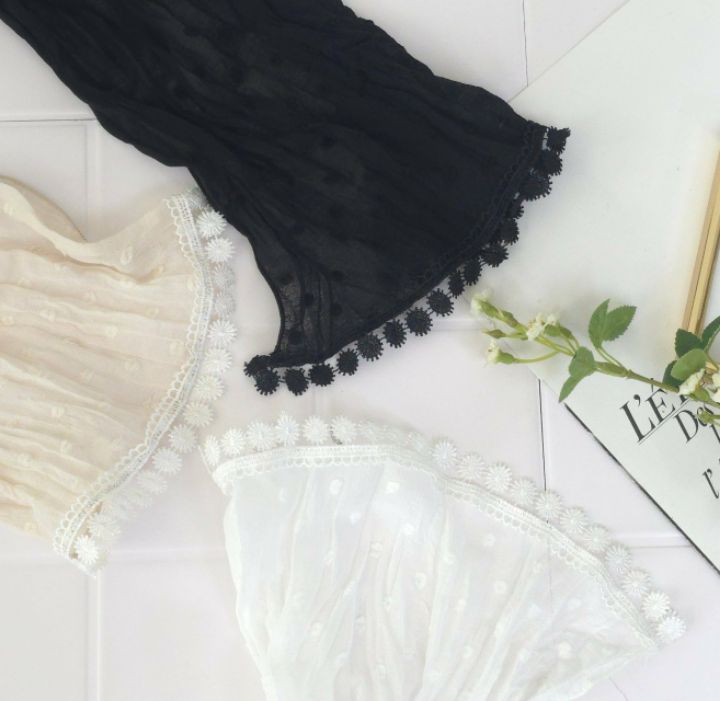 EBADA韓國東大門代購女士新款人氣職業熱賣休閑圍巾披肩蕾絲EBADA圍巾/披肩