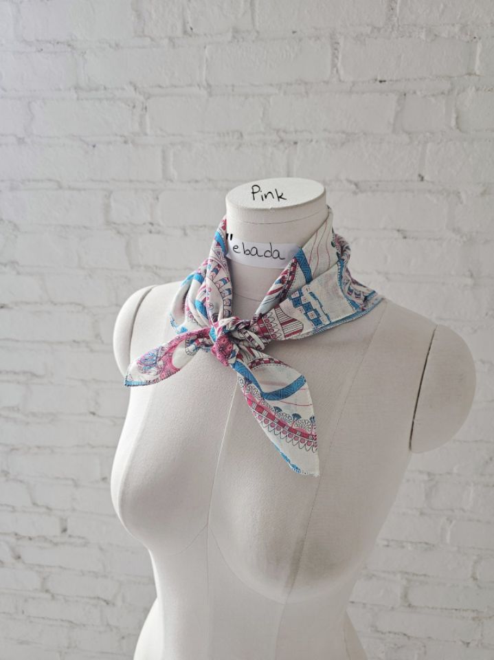 EBADA韓國東大門代購女士新品時尚熱賣26春夏休閑圍巾披肩EBADA圍巾/披肩圖色3