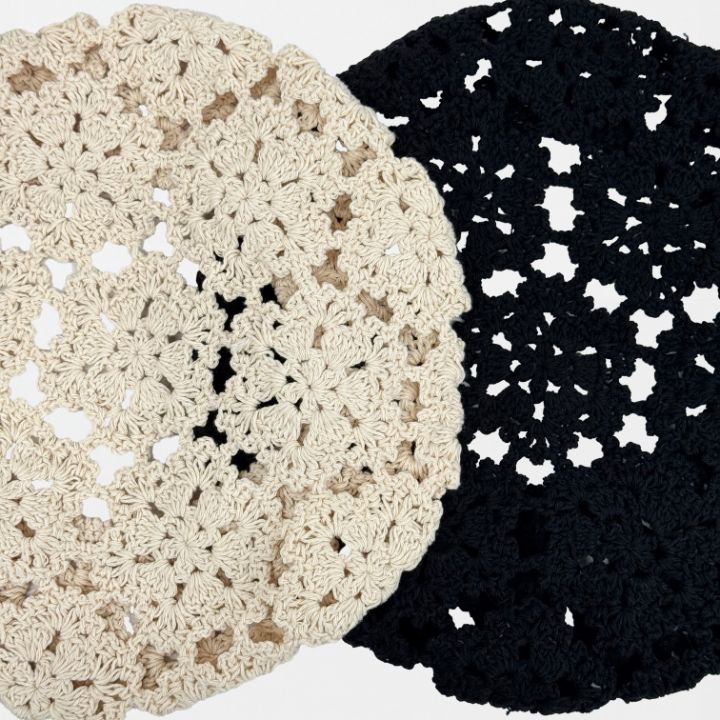 ROOKIE BUD韓國直郵實拍女裝新款時尚人氣熱賣帽子蕾絲貝雷ROOKIE BUD-P帽子