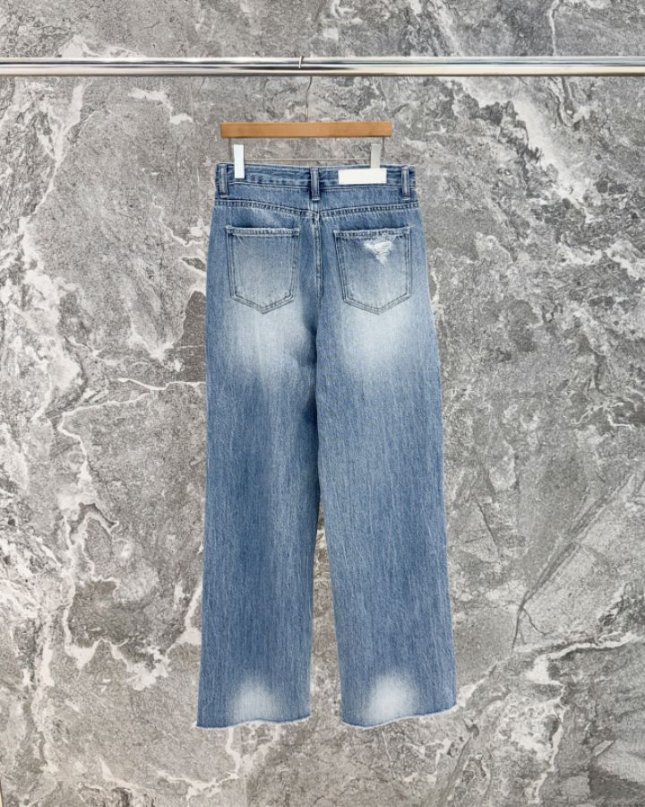 ROOKIE BUD韓國代購女士新款職業時尚人氣26春夏熱賣牛仔褲ROOKIE BUD-P牛仔褲