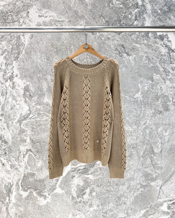 ROOKIE BUD韓國代購女裝新品休閑人氣推薦26春夏針織衫亞麻ROOKIE BUD-P針織衫圖色1