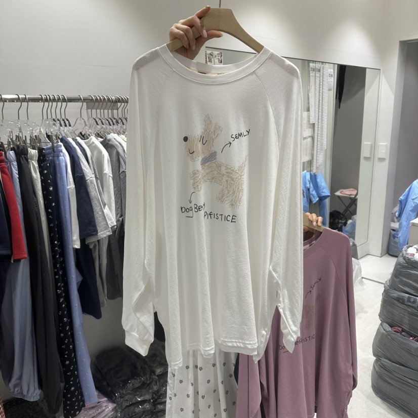 COMBO韓國代購女士新款熱賣人氣推薦時尚休閑職業長袖T恤COM_BO長袖T恤圖色1