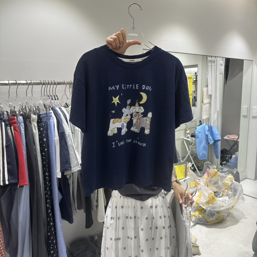 COMBO韓國直郵女裝新款26春夏熱賣休閑推薦人氣時尚職業T恤COM_BOT恤圖色3
