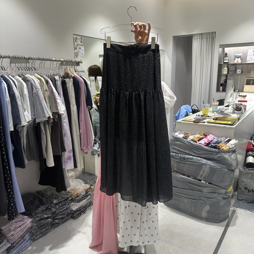 COMBO韓國直郵女士新品人氣熱賣26春夏推薦休閑時尚職業長裙COM_BO長裙圖色3