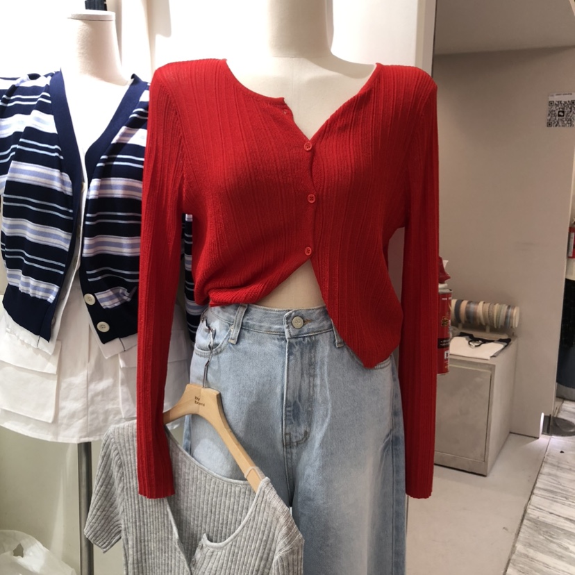 BY BOMI韓國東大門直郵女裝新品熱賣時尚推薦針織衫開衫BY BOMI針織衫圖色1