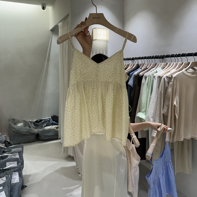 MILLIF韓國直郵女裝新款職業熱賣人氣26春夏推薦吊帶背心MILLIF吊帶/背心圖色3