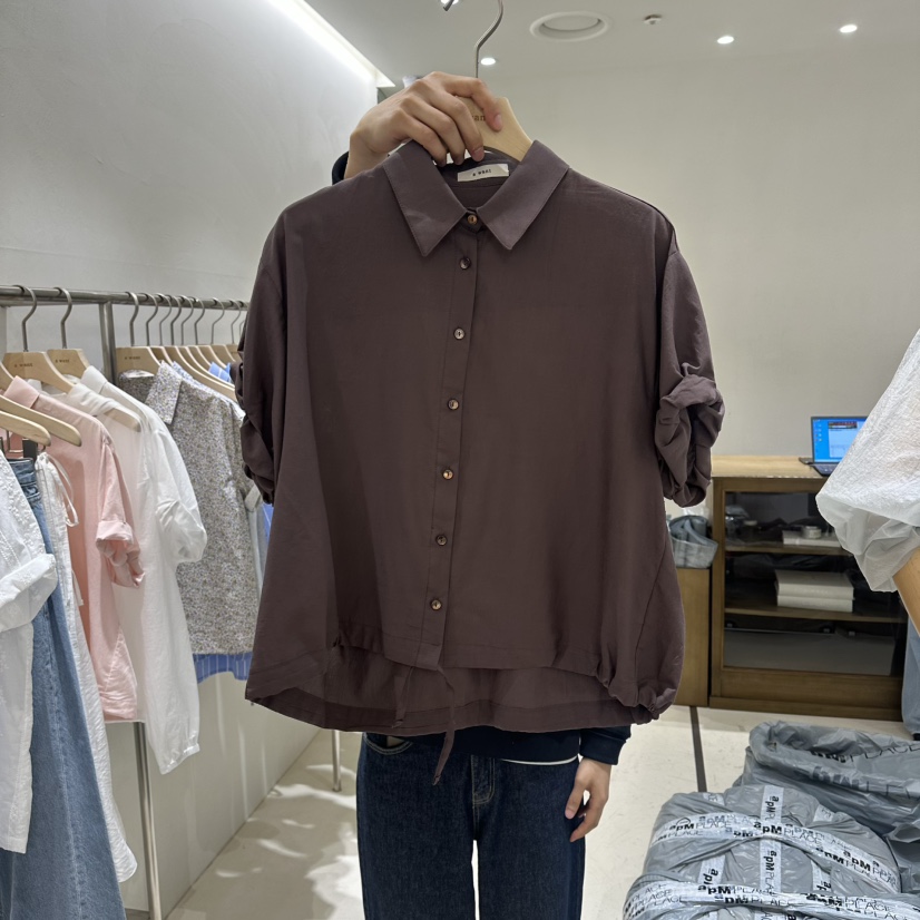 A WANT韓國東大門代購女士新款休閑職業26春夏襯衫蕾絲衫A WANT襯衫/蕾絲衫圖色3